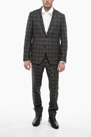 ETRO エトロ スーツ 1A907 118 メンズ WOOL SUIT WITH DISTRICT CHECK PATTERN 【関税・送料無料】【ラッピング無料】 dk