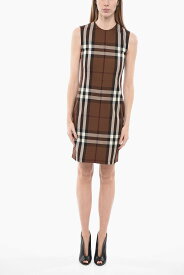 BURBERRY バーバリー ドレス 8060761 レディース SLEEVELESS MIDI SHEATH DRESS WITH TARTAN MOTIF 【関税・送料無料】【ラッピング無料】 dk