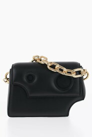 OFF WHITE オフホワイト バッグ OWNN043F22LEA0011000 レディース LEATHER CROSSBODY BAG WITH CUT-OUT DETAILS AND GOLDEN CHAIN 【関税・送料無料】【ラッピング無料】 dk