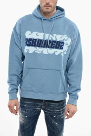 【本日5の付く日ポイント4倍!!】 DSQUARED2 ディースクエアード トレーナー S71GU0523 S25542 527 メンズ MAXIPOCKETED WAVE LOGO HOODIE 【関税・送料無料】【ラッピング無料】 dk