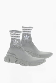 【本日0の付く日ポイント4倍!!】 BALENCIAGA バレンシアガ スニーカー 717589 WBDV1 1590 レディース ADIDAS LOGO PRINT SPEED SOCK SNEAKERS 【関税・送料無料】【ラッピング無料】 dk