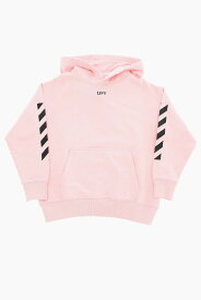OFF-WHITE オフ ホワイト トレーナー OGBB002S22FLE0013010 ガールズ COTTON HOODIE WITH PATCH POCKET 【関税・送料無料】【ラッピング無料】 dk