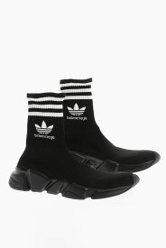 【土日限定1000円OFF!!】 バレンシアガ BALENCIAGA スニーカー レディース Sneakers ADIDAS LOGO PRINT SPEED SOCK SNEAKERS 717589 WBDV1 1009 関税 送料無料 ラッピング無料 2020SS dk
