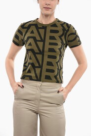 MARC JACOBS マーク ジェイコブス トップス C605C08RE22389 レディース MONOGRAM CROPPED SHORT SLEEVED T-SHIRT 【関税・送料無料】【ラッピング無料】 dk