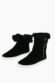 POLO RALPH LAUREN ラルフローレン スニーカー 802852640001 レディース LAUREN SUEDE LEATHER JADELYN-SK SHEARLING HIGH-TOP SNEAKERS 【関税・送料無料】【ラッピング無料】 dk