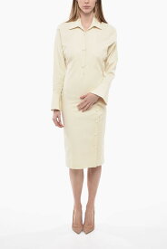 【5のつく日は全商品ポイント4倍】 BALLY バリー ドレス WDR00JCO188 U147 レディース COTTON SHIRT DRESS WITH BUTTONED SIDE SPLIT 【関税・送料無料】【ラッピング無料】 dk