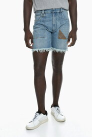 FENDI フェンディ デニム FLP307 AN4W F0QG0 メンズ DENIM SHORTS WITH FRINGES 【関税・送料無料】【ラッピング無料】 dk