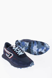 DIESEL ディーゼル スニーカー Y02873 P5136 H9435 メンズ FABRIC AND SUEDE S-RACER LC LOW TOP SNEAKERS WITH CAMOUFLAGE 【関税・送料無料】【ラッピング無料】 dk