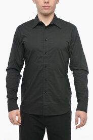 AMIRI アミリ シャツ MSL022 001 メンズ POPELINE COTTON SHIRT WITH SPREAD COLLAR 【関税・送料無料】【ラッピング無料】 dk