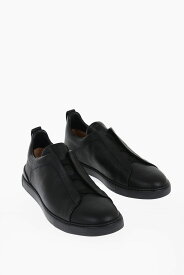 ZEGNA ゼニア スニーカー LHCVO S4667Z NEE メンズ LEATHER TRIPLE STITCH LOW TOP SNEAKERS 【関税・送料無料】【ラッピング無料】 dk