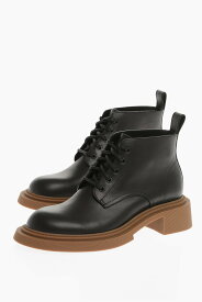 LOEWE ロエベ ブーツ M816285X691100 メンズ LEATHER COMBAT BOOTS WITH CONTRASTING SOLE 【関税・送料無料】【ラッピング無料】 dk