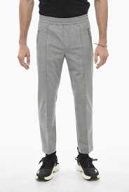 NEIL BARRETT ニール バレット パンツ PBPA081 U008 364 メンズ SLIM FIT PANTS WITH ELASTIC WAISTBAND AND ANKLE ZIP 【関税・送料無料】【ラッピング無料】 dk