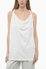 CHRISTIAN DIOR ディオール トップス 213T84A4481 0200 レディース LINEN-BLEND OVERSIZED TANK TOP WITH DRAPING 【関税・送料無料】【ラッピング無料】 dk