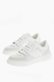 【本日5の付く日ポイント4倍!!】 DSQUARED2 ディースクエアード スニーカー SNW023401506444 1062 レディース SOLID COLOR LEATHER BUMPER LOW-TOP SNEAKERS 【関税・送料無料】【ラッピング無料】 dk