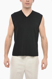 NEIL BARRETT ニール バレット ニットウェア BMA221 G615 01 メンズ V NECK KNITTED TANK TOP 【関税・送料無料】【ラッピング無料】 dk