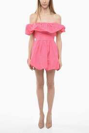 MSGM エムエスジーエム ドレス 3441MDA186237109 13 レディース OFF-SHOULDER BALLOON MINIDRESS 【関税・送料無料】【ラッピング無料】 dk