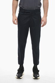 NEIL BARRETT ニール バレット パンツ PBPA488DH U003 466 メンズ SLIM FIT BARRETT METAL PANTS WITH ADJUSTABLE ANKLES 【関税・送料無料】【ラッピング無料】 dk