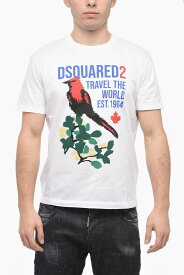 【本日5の付く日ポイント4倍!!】 DSQUARED2 ディースクエアード トップス S74GD1054 S23009 100 メンズ PRINTED CREW-NECK T-SHIRT 【関税・送料無料】【ラッピング無料】 dk