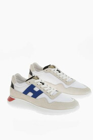 HOGAN ホーガン スニーカー HXM3710EG30N462AZU メンズ MESH AND SUEDE INTERACTIVE3 LOW-TOP SNEAKERS 【関税・送料無料】【ラッピング無料】 dk