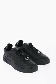 DIESEL ディーゼル スニーカー Y02962 PR013 T8013 メンズ SOLID COLOR LEATHER S-UKIYO LOW TOP SNEAKERS WITH SILVER-TON 【関税・送料無料】【ラッピング無料】 dk