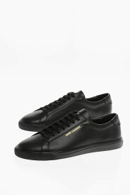 SAINT LAURENT PARIS イヴ サンローラン スニーカー 606833/0ZS001000 メンズ LEATHER BROOKLYN LOW-TOP SNEAKERS 【関税・送料無料】【ラッピング無料】 dk