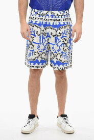 【5のつく日は全商品ポイント4倍】 VALENTINO バレンチノ パンツ 2V3RDC6493Y ID8 メンズ BANDANA PRINT COTTON SHORTS 【関税・送料無料】【ラッピング無料】 dk