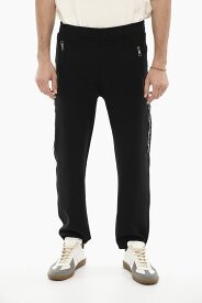 【本日0のつく日ポイント4倍！】 NEIL BARRETT ニール バレット パンツ BJP011A-R503 1179 メンズ SKINNY FIT JOGGERS WITH SIDE THUNDERBOLTS PRINT 【関税・送料無料】【ラッピング無料】 dk