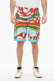 【15,000円以上ご購入で1,000円OFF！】 DOLCE&GABBANA ドルチェ&ガッバーナ パンツ GVYAHT FPFRE HH4KS メンズ COTTON CARGO SHORTS WITH MULTICOLORED PATTERN 【関税・送料無料】【ラッピング無料】 dk