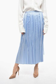 FERRAGAMO フェラガモ スカート 0759539SI CF レディース PLEATED SKIRT WITH SIDE CLOSURE 【関税・送料無料】【ラッピング無料】 dk