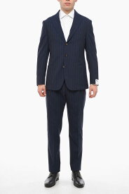 DOPPIAA ドッピアアー スーツ AADROANTC1005A 20 メンズ HALF-LINED AANZIO SUIT WITH STRIPED PATTERN 【関税・送料無料】【ラッピング無料】 dk