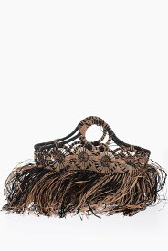 MADE FOR A WOMAN バッグ RIJABAGMNF 216 レディース TWO-TONE RAFFIA HAND BAG 【関税・送料無料】【ラッピング無料】 dk