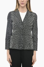 CHRISTIAN DIOR ディオール ジャケット 141V01A7608 8830 レディース SILK UNLINED BLAZER WITH ANIMALIER PATTERN 【関税・送料無料】【ラッピング無料】 dk