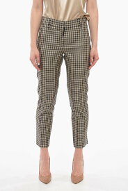 MICHAEL KORS マイケルコース パンツ MH1308W レディース SLIM-FIT PANTS WITH CHECK PATTERN 【関税・送料無料】【ラッピング無料】 dk