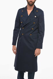 VIVIENNE WESTWOOD ヴィヴィアンウエストウッド コート 2D010002W006Q-LR X402 メンズ ORGANIC COTTON DOUBLE BREASTED TRENCH 【関税・送料無料】【ラッピング無料】 dk