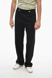 VERSACE ヴェルサーチ パンツ 1010701 1A07712 1B000 メンズ COTTON SWEATPANTS WITH JEWEL DRAWSTRING 【関税・送料無料】【ラッピング無料】 dk