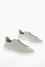 ZEGNA ゼニア スニーカー S4667Z LHSOY ALA メンズ ELASTIC LACE-UP TRIPLE STITCH SUEDE SNEAKERS 【関税・送料無料】【ラッピング無料】 dk