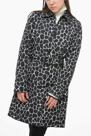 MICHAEL KORS マイケルコース コート MR3209U7NY048 レディース ANIMALIER BELTED TRENCH 【関税・送料無料】【ラッピング無料】 dk