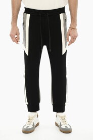 【本日0の付く日ポイント4倍!!】 NEIL BARRETT ニール バレット パンツ BJP010H-R503S 2184 メンズ SKINNY FIT TWO-TONE NEOPRENE JOGGERS 【関税・送料無料】【ラッピング無料】 dk