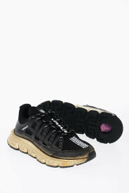 VERSACE ヴェルサーチ スニーカー DSU8094 1A07042 2B130 メンズ LOW-TOP SNEAKERS WITH TRIGRECA AND METALLIZED OUTSOLE 【関税・送料無料】【ラッピング無料】 dk