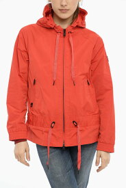 WOOLRICH ウールリッチ ジャケット CFWWOU0215FRUT0573 5405 レディース HOODED ERIE WINDBREAKER JACKET WITH RUCHED DETAILS 【関税・送料無料】【ラッピング無料】 dk