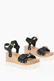 STELLA MCCARTNEY ステラ マッカートニー パンプス 800317W1DX01000 レディース FAUX LEATHER WEDGED SANDALS EMBELLISHED WITH STUDS 8 CM 【関税・送料無料】【ラッピング無料】 dk