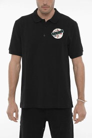 RAF SIMONS ラフ シモンズ トップス SM4201-45CO 102 メンズ FRED PERRY 3-BUTTONS POLO SHIRT WITH PIN AND PATCH 【関税・送料無料】【ラッピング無料】 dk