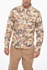 ISABEL MARANT イザベルマラン シャツ CH0059HA A2G04H 50CM メンズ CAMOUFLAGE DENIM SAHARAN SHIRT 【関税・送料無料】【ラッピング無料】 dk