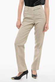 MICHAEL KORS マイケルコース パンツ MS23015 レディース HOPSACK COTTON WIDE-LEG PANTS 【関税・送料無料】【ラッピング無料】 dk