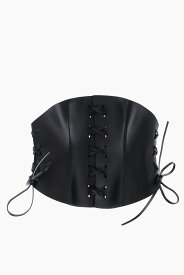 CHRISTIAN DIOR ディオール ベルト B0103CGDK 900 レディース LACE-UP LEATHER CORSET BELT WITH DOUBLE GOLDEN BUCKLE 260MM 【関税・送料無料】【ラッピング無料】 dk
