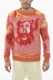 CHRISTIAN DIOR ディオール ニットウェア 143M645AT274 C382 メンズ PETER DOIG ALPACA BLEND LION SWEATER WITH MULTICOLORED PATTE 【関税・送料無料】【ラッピング無料】 dk