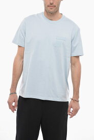 【本日5の付く日ポイント4倍!!】 NEIL BARRETT ニール バレット トップス PBJT127B T524C 3492 メンズ SOLID COLOR COTTON CREW-NECK T-SHIRT 【関税・送料無料】【ラッピング無料】 dk