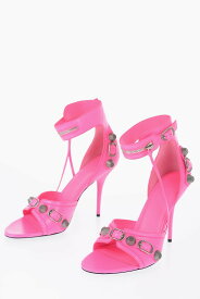 BALENCIAGA バレンシアガ パンプス 743057 WAD4E 5800 レディース LEATHER CAGOLE SANDALS WITH BUCKLE DETAILS HEEL 12 CM 【関税・送料無料】【ラッピング無料】 dk