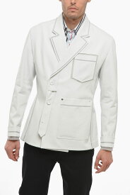 CHRISTIAN DIOR ディオール ジャケット 383C256A 5641 088 メンズ DOUBLE-BREASTED COTTON BLAZER WITH CONTRASTING DETAILS 【関税・送料無料】【ラッピング無料】 dk