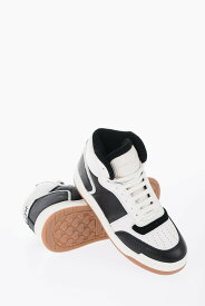 SAINT LAURENT PARIS イヴ サンローラン スニーカー 690797/00NI49871 レディース LEATHER HIGH-TOP SNEAKERS 【関税・送料無料】【ラッピング無料】 dk